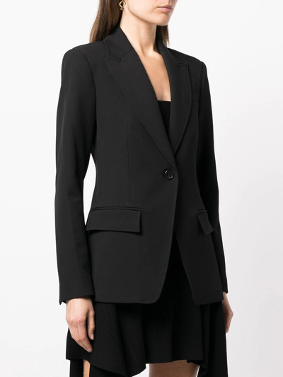 Shop A.l.c Edie Fitted Blazer In Black