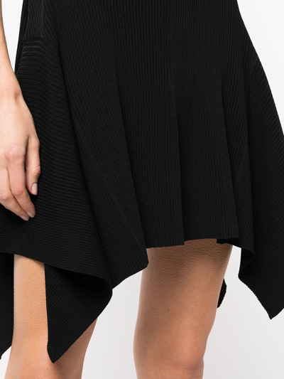Shop A.l.c Dalia Knitted Dress In Black