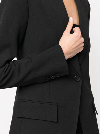 Shop A.l.c Edie Fitted Blazer In Black