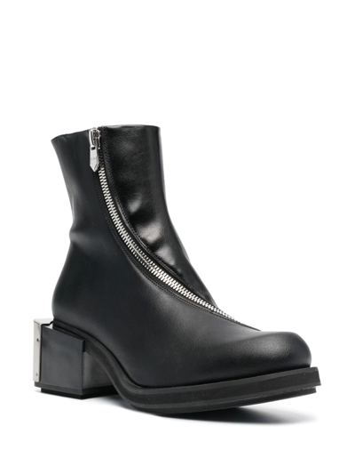 Shop Gmbh Ergonomic Riding Ankle Boots In Black