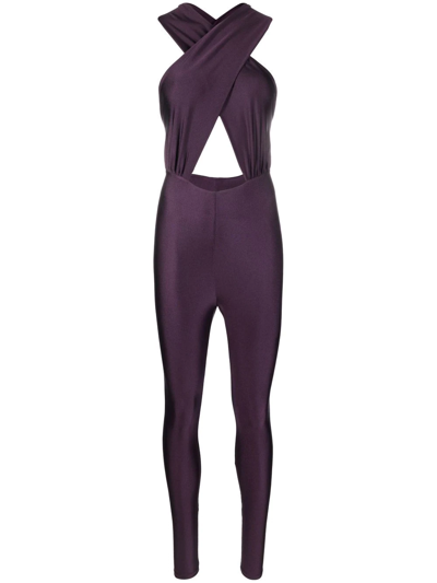 Shop The Andamane Hola Cut Out-detail Jumpsuit In Purple