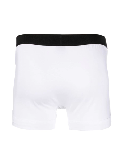 Tom Ford Logo Waistband Boxer Brief In White