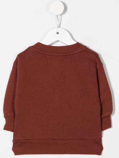 Shop Bobo Choses No Rush Print Sweatshirt In Brown