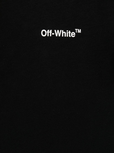 Shop Off-white Arrows-motif Cotton T-shirt In Black