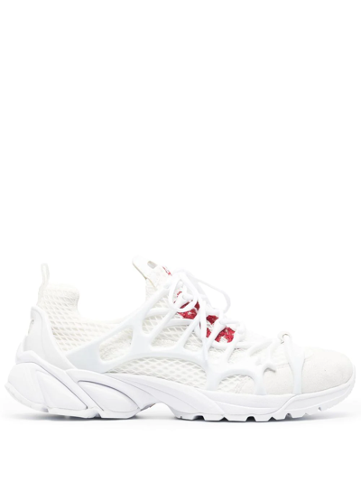 Shop 44 Label Group Panelled-design Low-top Sneakers In White