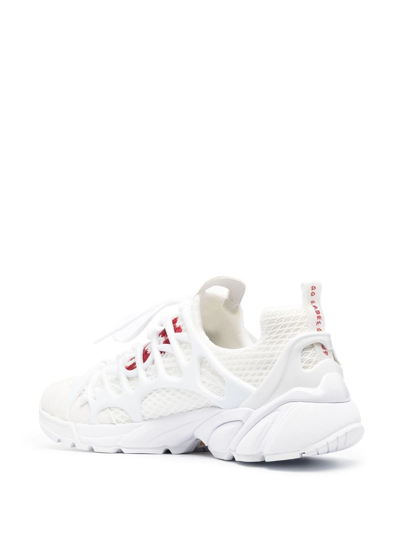 44 Label Group Panelled-design Low-top Sneakers In White