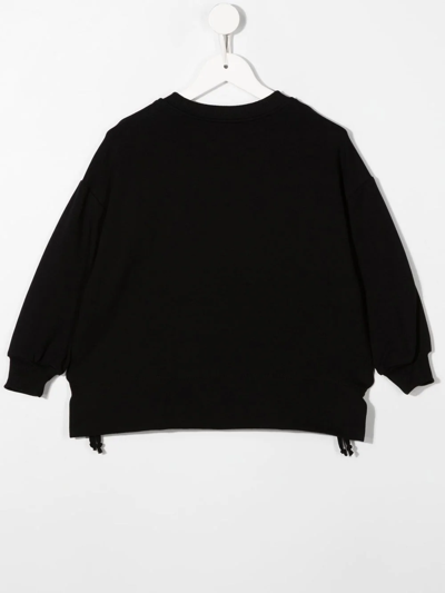 Chiara Ferragni Embroidered-motif Sweatshirt In Black