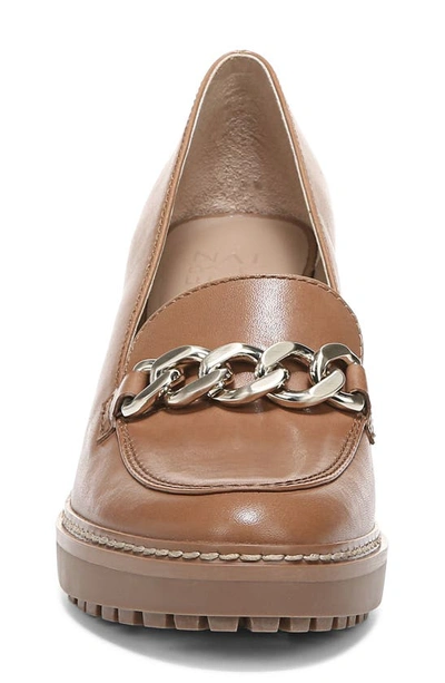 Shop Naturalizer Callie Loafer Pump In English Tea Brown Leather