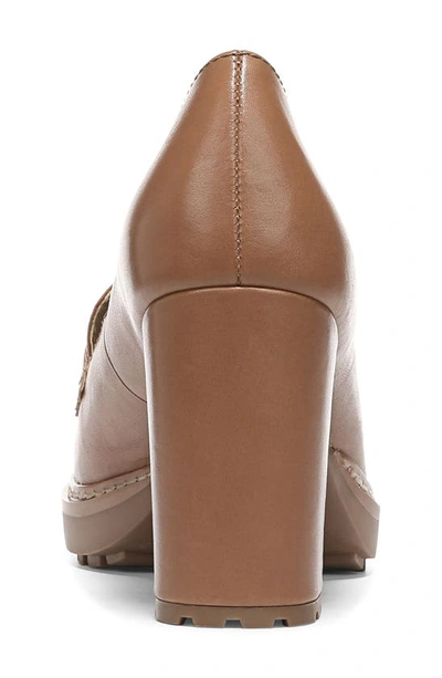 Shop Naturalizer Callie Loafer Pump In English Tea Brown Leather