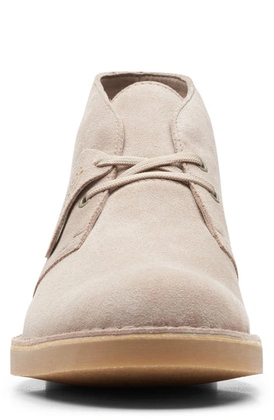 Shop Clarks Desert Boot In Sand Suede