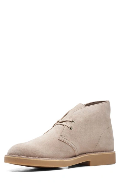 Shop Clarks Desert Boot In Sand Suede