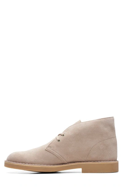 Shop Clarks Desert Boot In Sand Suede