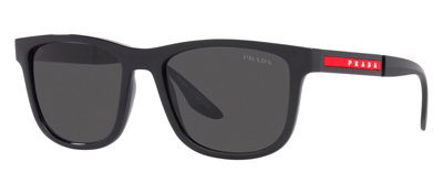 Shop Prada Ps 04xs 1ab5s0 Wayfarer Sunglasses In Grey