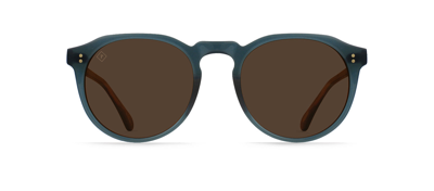 Shop Raen Remmy 49 Pol S285 Round Polarized Sunglasses In Brown