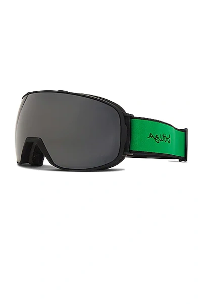 Shop Bottega Veneta Bv1167s Ski Goggle Mask In Matte Solid Black