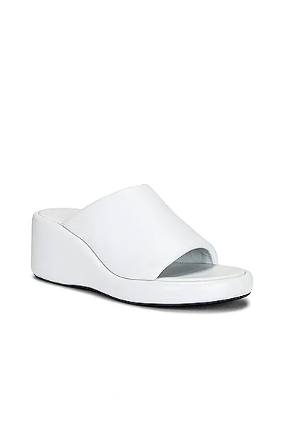 Shop Balenciaga Rise Wedge Sandals In White & Black