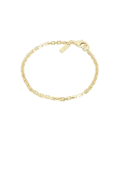 Shop Hatton Labs Gp Mini Anchor Bracelet In Gold