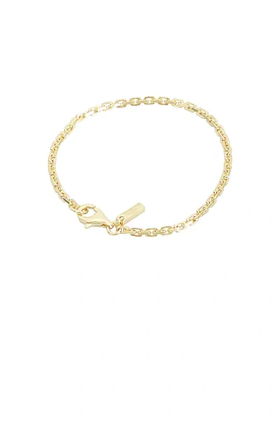 Shop Hatton Labs Gp Mini Anchor Bracelet In Gold