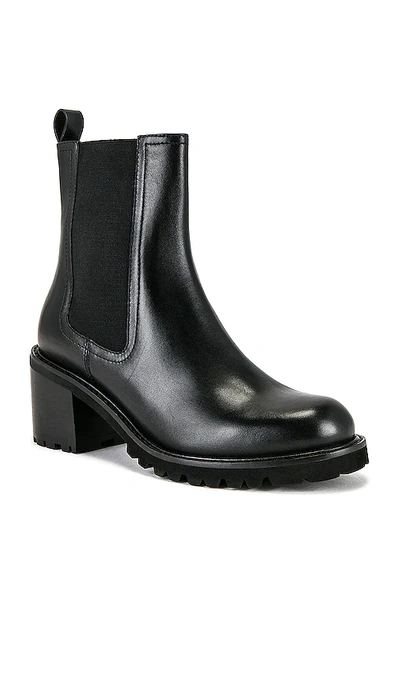 Shop Seychelles Far Fetched Bootie In Black Leather