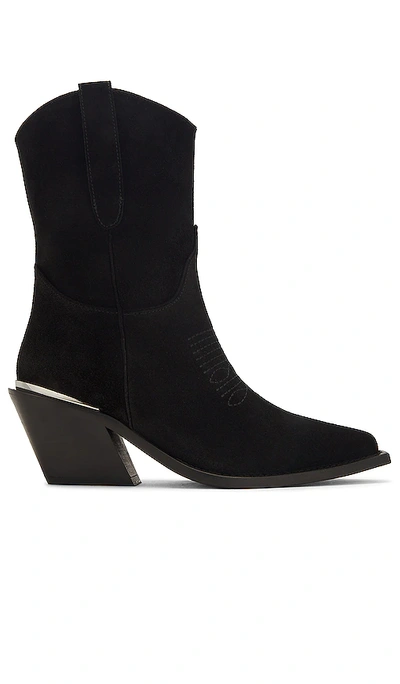 Shop Anine Bing Mid Tania Boot In Black