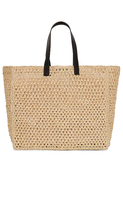 Shop Anine Bing Large Rio Tote In Natural