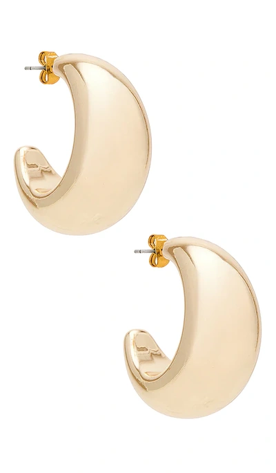 Shop Shashi Tsuki Hoop In Gold