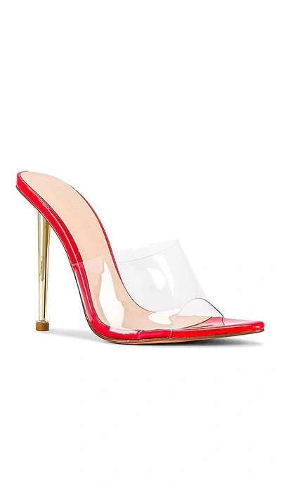 FEMME LA The Ford Mule in Watermelon Red