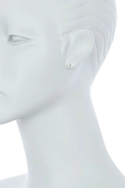 Effy 14k White Gold Prong Set Round Cut Diamond Stud Earrings In White