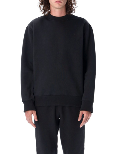 Shop Adidas Originals Contempo Crewneck Sweatshirt In Black