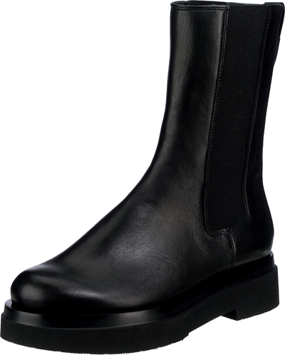 Pre-owned Hogl Neu Högl Steel Chelsea Boots 19853815 Für Damen Schwarz