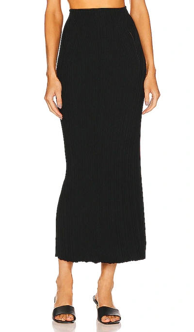 Shop Cult Gaia Ozzy Knit Skirt In Black