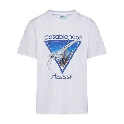 Shop Casablanca Air Printed T-shirt In  Aiiiiir