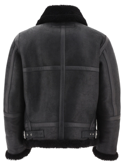 Shop Acne Studios Men's Black Other Materials Outerwear Jacket