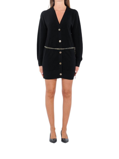Shop Michael Kors Women's Black Wool Cardigan
