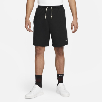 Shop Nike Men's Standard Issue Dri-fit 8" Basketball Shorts In Black