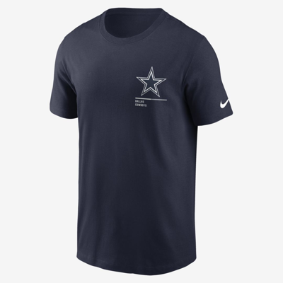 Shop Nike Men's Team Incline (nfl Dallas Cowboys) T-shirt In Blue