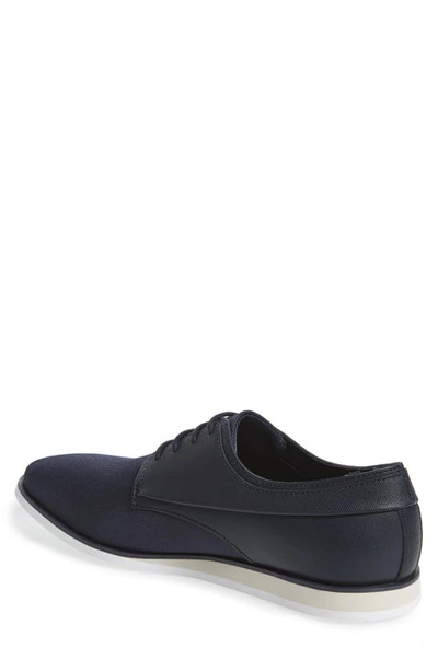 Shop Calvin Klein Kellen City Embossed Casual Derby In Dark Navy