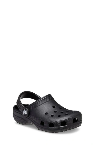 Crocs Kids Classic Clog In Black