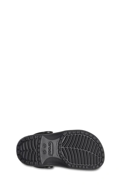 Crocs Kids Classic Clog In Black