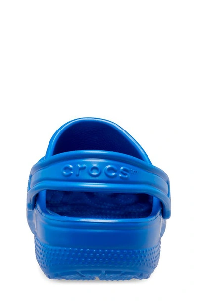 Shop Crocs Kids' Classic Clog In Blue Bolt