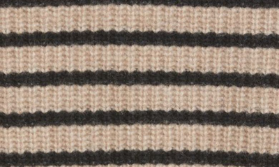 Shop Altuzarra Lusca Stripe Cashmere Sweater In Driftwood/ Black