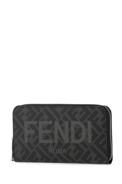 Shop Fendi Printed Fabric Wallet  Printed  Uomo Tu