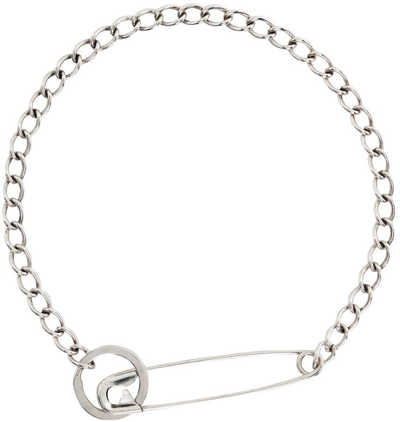 Shop Martine Ali Ssense Exclusive Silver Pin Necklace