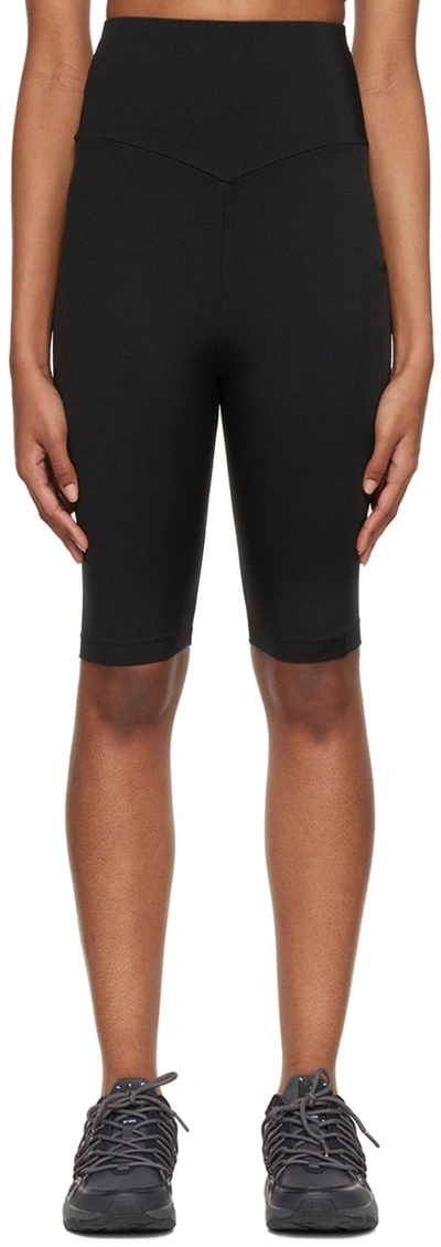Shop Wolford Black 'the Workout' Sport Shorts In 7005 Black