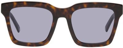 Shop Retrosuperfuture Tortoiseshell Aalto Sunglasses In Blue