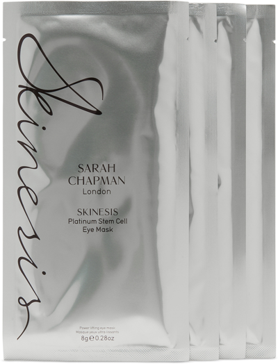 Shop Sarah Chapman Skinesis Platinum Stem Cell Eye Mask Set, 4 X 8 G In Na