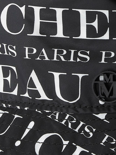 Maison Michel Jason All Over Michel Bucket Hat In Schwarz