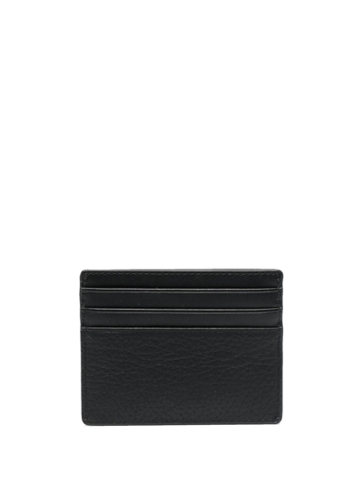 Shop Michael Kors Logo Cardholder Wallet In Schwarz