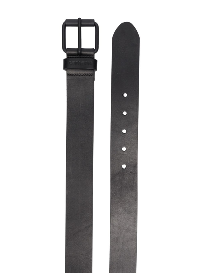 Carhartt Logo Buckle Belt In Schwarz