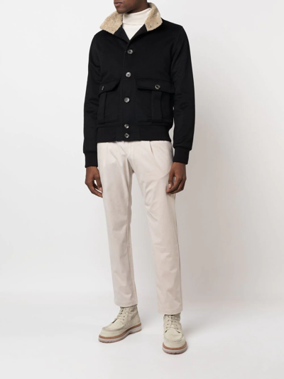 Herno Drawstring Straight-leg Trousers In Nude